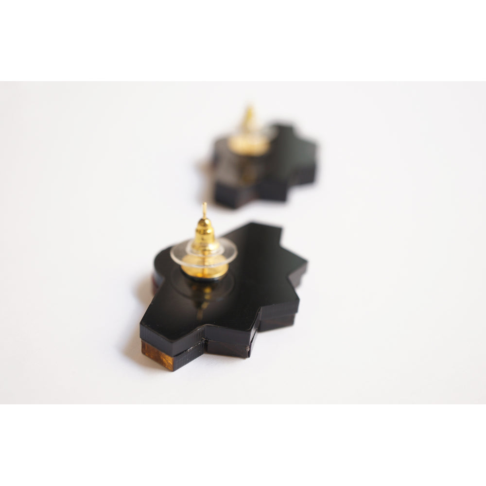Accordion Flower Earrings by Laliblue