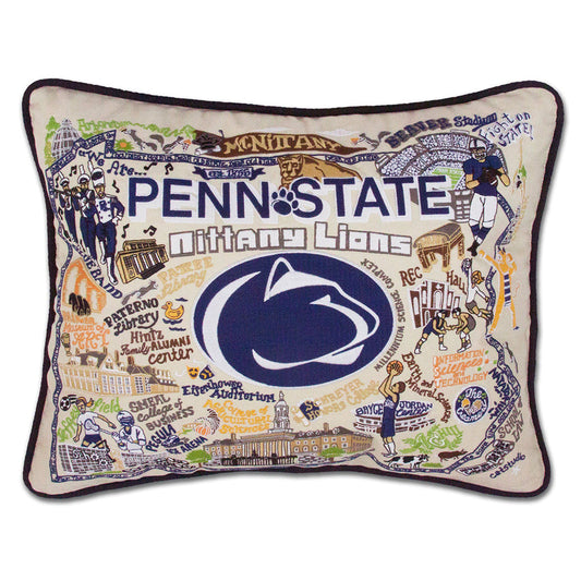 Penn State University Collegiate Hand-Embroidered Pillow Quirks!