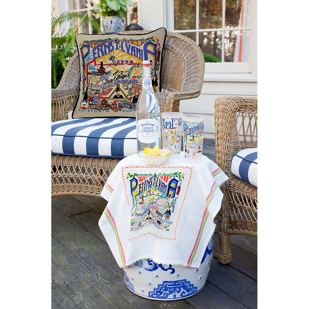Pennsylvania Hand-Embroidered Pillow Quirks!
