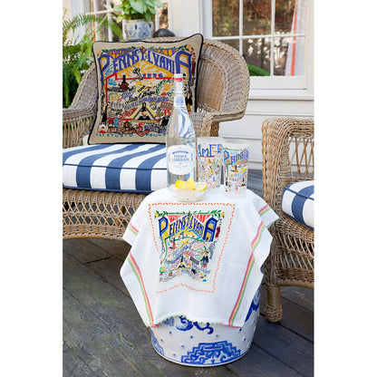 Pennsylvania Hand-Embroidered Pillow Quirks!