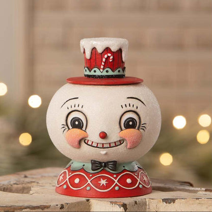 Peppermint Snow Beau Container by Johanna Parker for Bethany Lowe Designs