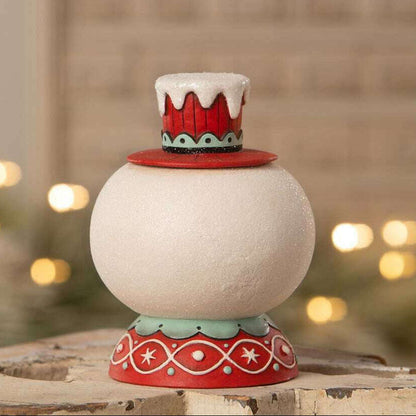Peppermint Snow Beau Container by Johanna Parker for Bethany Lowe