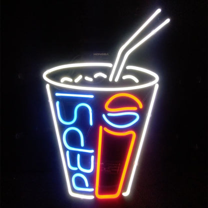 Pepsi Coke Cup Neon Signs Light Neon Signs Land