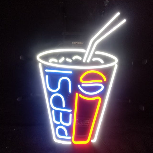 Pepsi Coke Cup Neon Signs Light Neon Signs Land