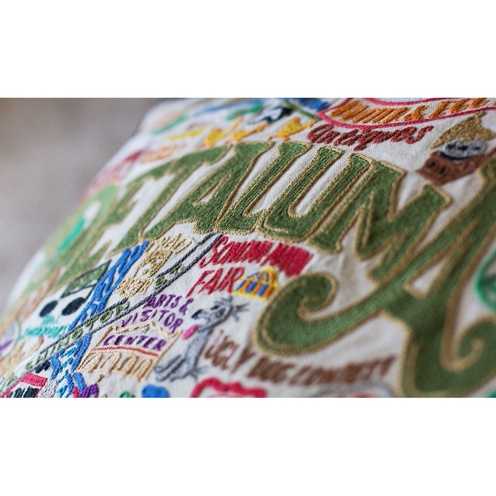 Petaluma Hand-Embroidered Pillow Quirks!