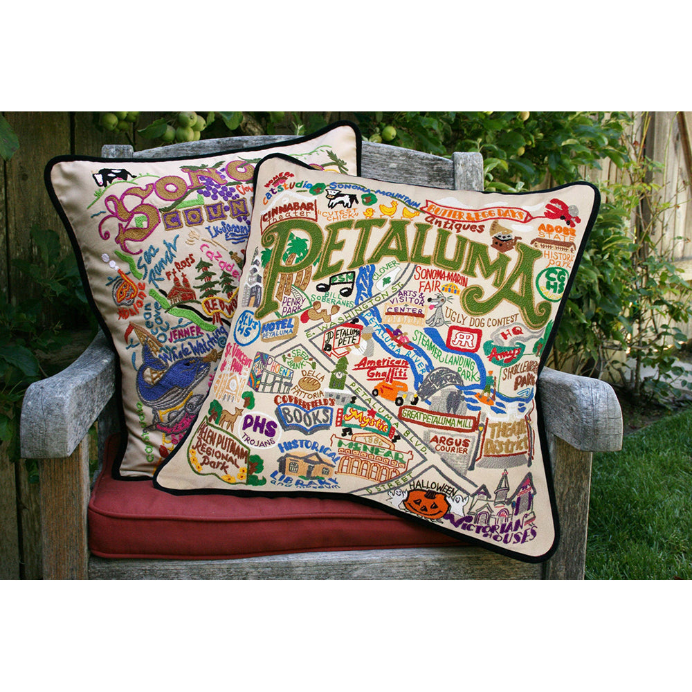 Petaluma Hand-Embroidered Pillow Quirks!