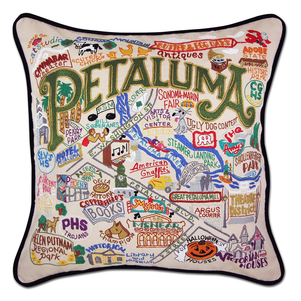 Petaluma Hand-Embroidered Pillow Quirks!