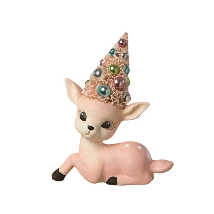 Pink Reindeer with Tree by Bethany Lowe Designs Quirks!