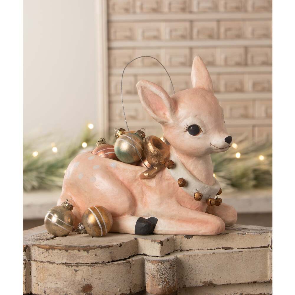 Pinky Reindeer Bucket by Bethany Lowe Designs