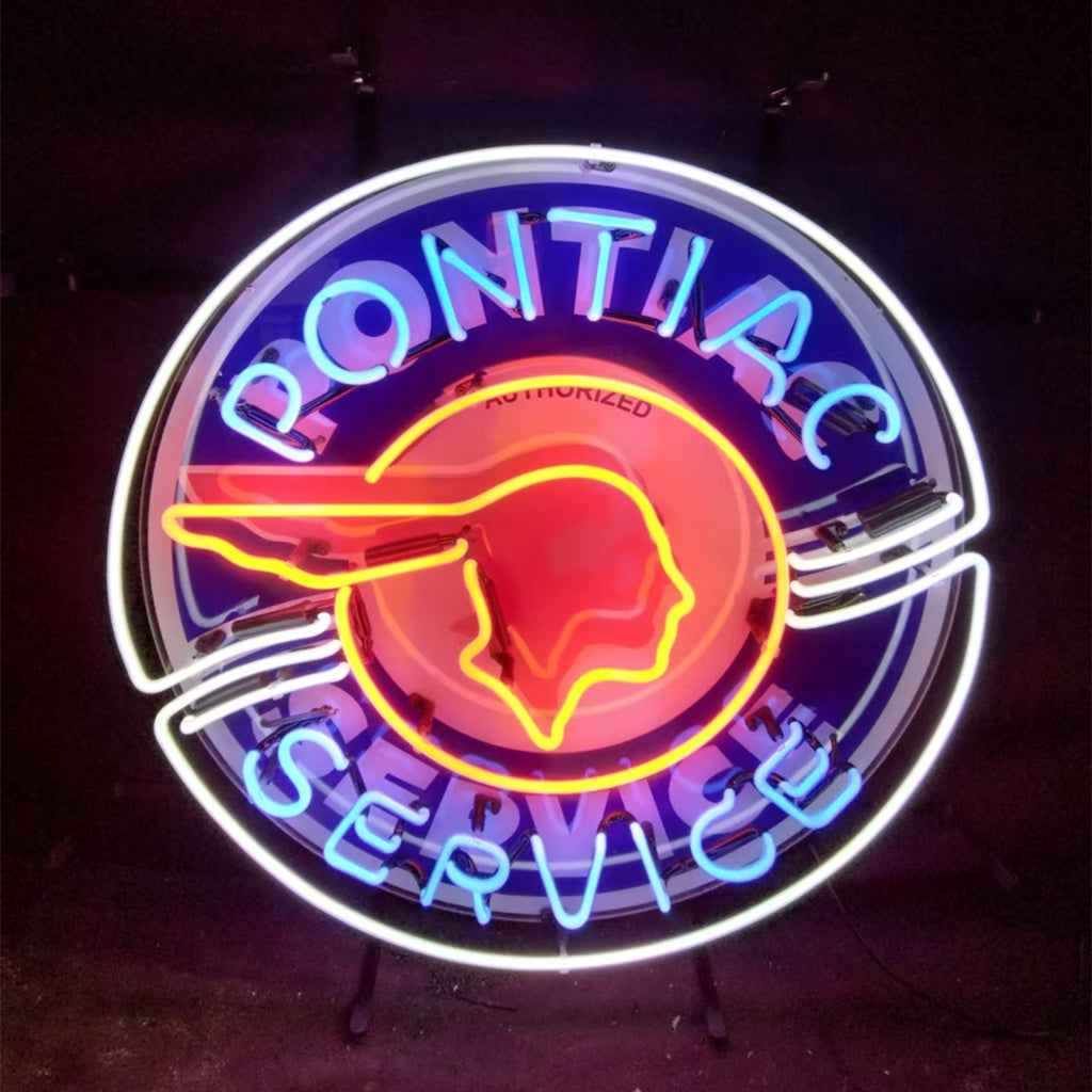 Pontiac Service Neon Signs Neon Signs Land