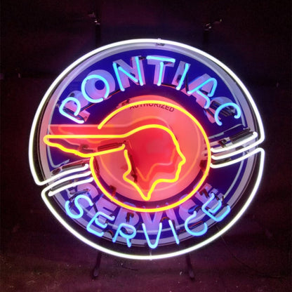 Pontiac Service Neon Signs Neon Signs Land
