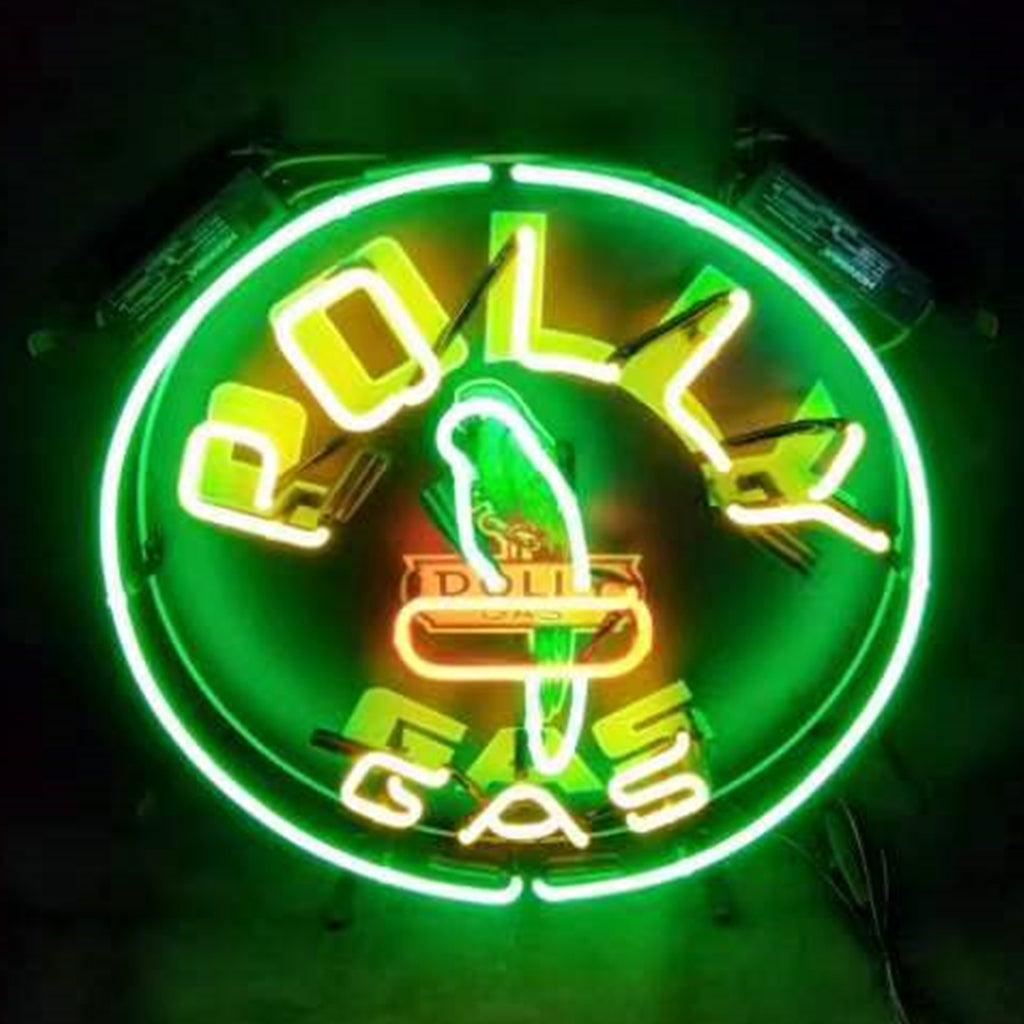 Polly Gas Parrot Neon Sign Light Neon Signs Land