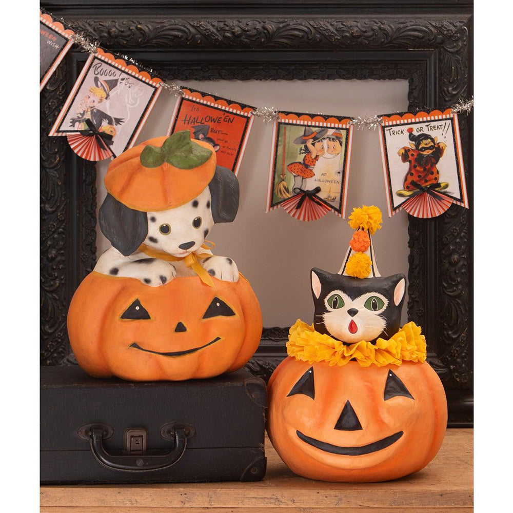 Poppy Puppy in Pumpkin by Bethany Lowe Designs Quirks!
