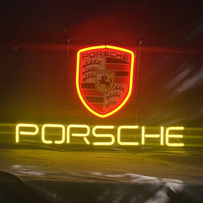 Porsche Car Neon Sign Light Neon Signs Land