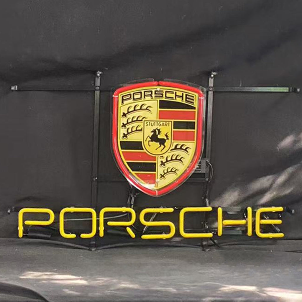 Porsche Car Neon Sign Light Neon Signs Land