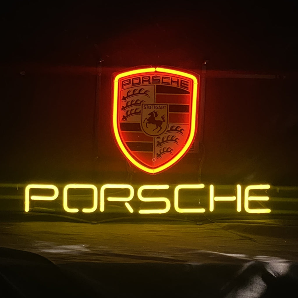 Porsche Car Neon Sign Light Neon Signs Land