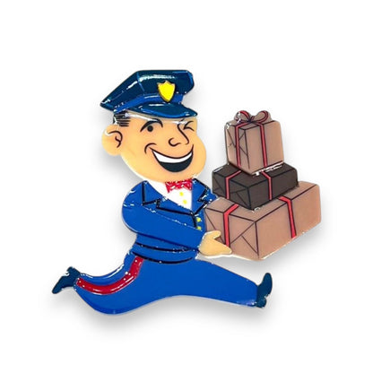 Happy Mail Brooch by 50's Vintage Dame x Lipstick & Chrome Quirks!