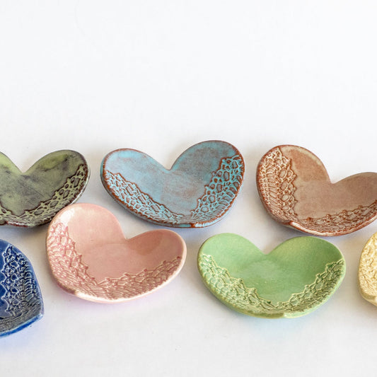 Heart Ring Dish Without Gold prodigalpottery