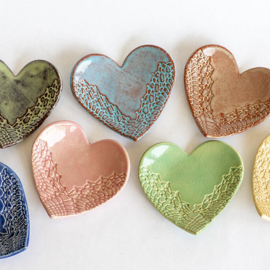 Heart Ring Dish Without Gold prodigalpottery