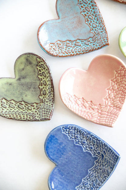 Heart Ring Dish Without Gold prodigalpottery