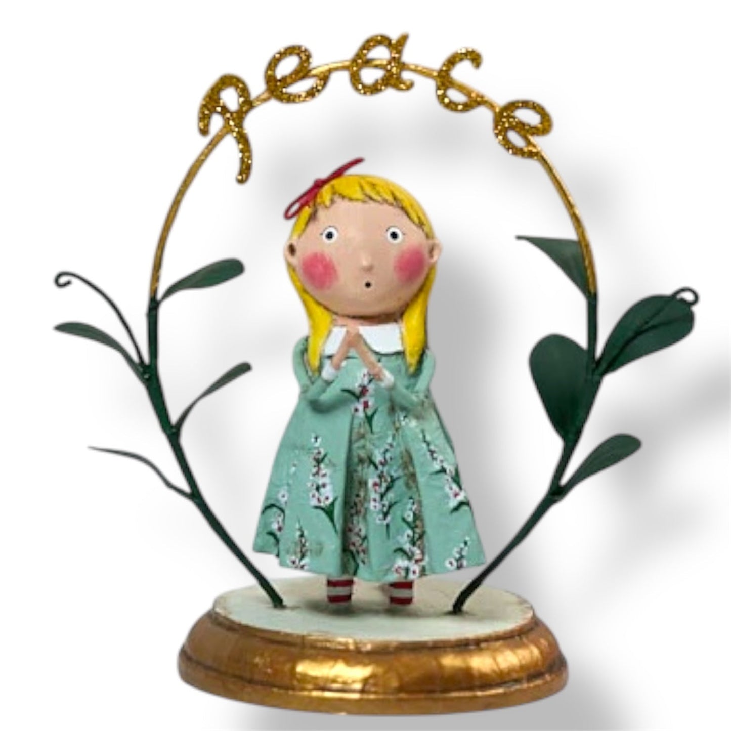 Praying for Peace Christmas Figurine by Lori Mitchell *NEW for 2025* Quirks!