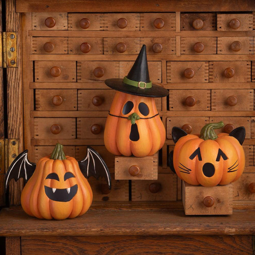 Pumpkin Bat Luminary by Bethany Lowe Designs Quirks!