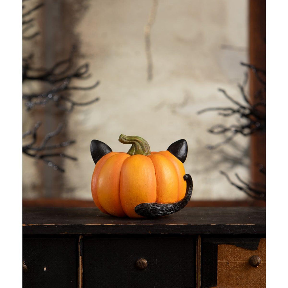 Pumpkin Cat Luminary by Bethany Lowe Designs Quirks!