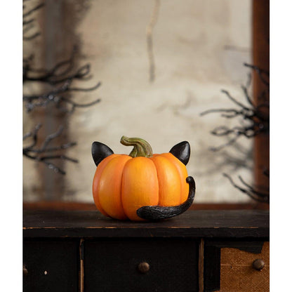 Pumpkin Cat Luminary by Bethany Lowe Designs Quirks!