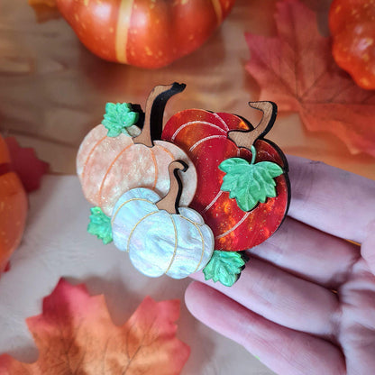 Pumpkin Patch Brooch by Cherryloco Quirks!