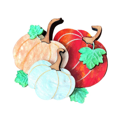 Pumpkin Patch Brooch by Cherryloco Quirks!