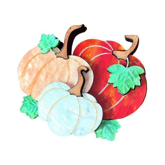 Pumpkin Patch Brooch by Cherryloco Quirks!