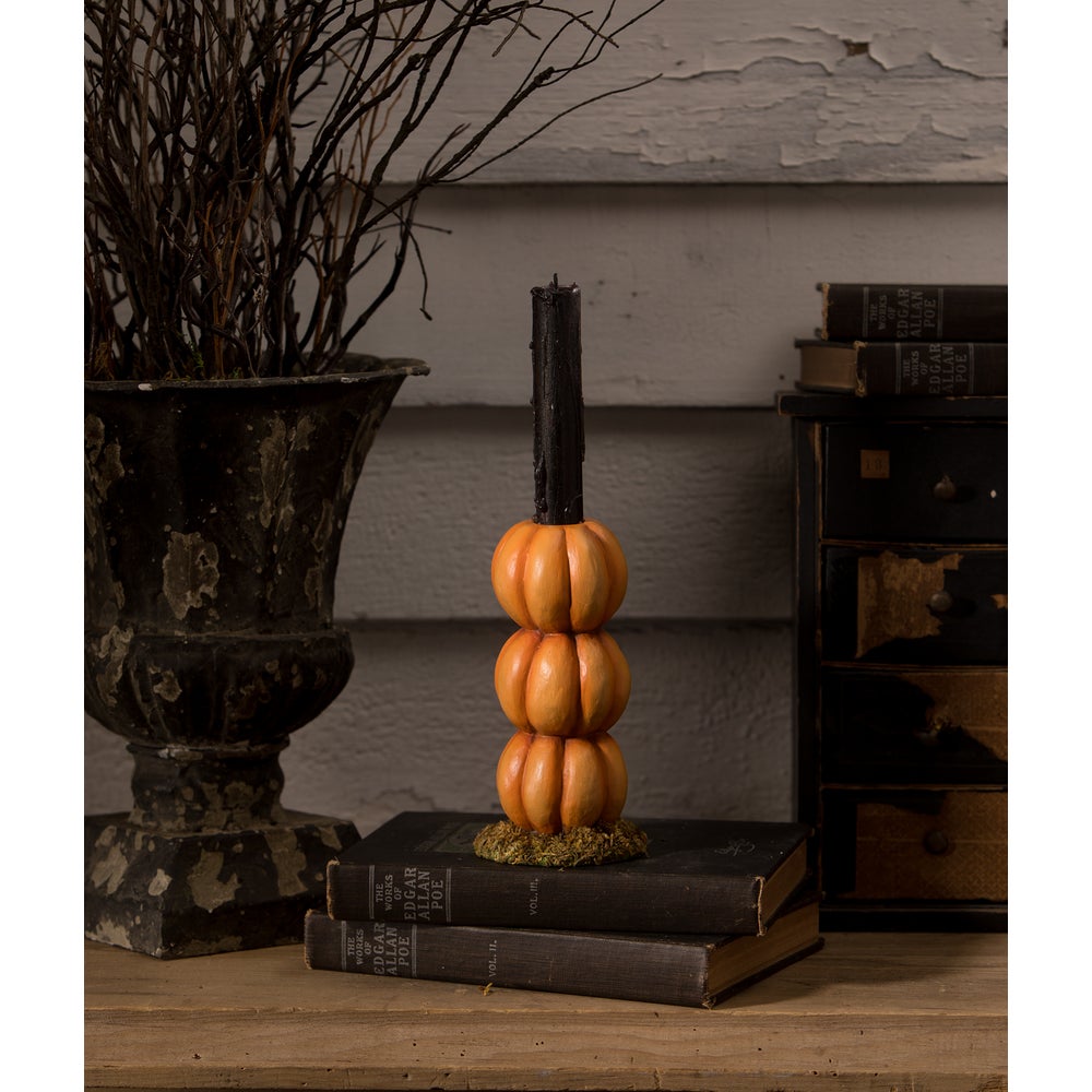 Pumpkin Stack Candlestick by Bethany Lowe Designs Quirks!