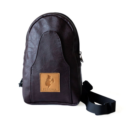 Small Vegan Leather Sling Bag - Crossbody | Buru