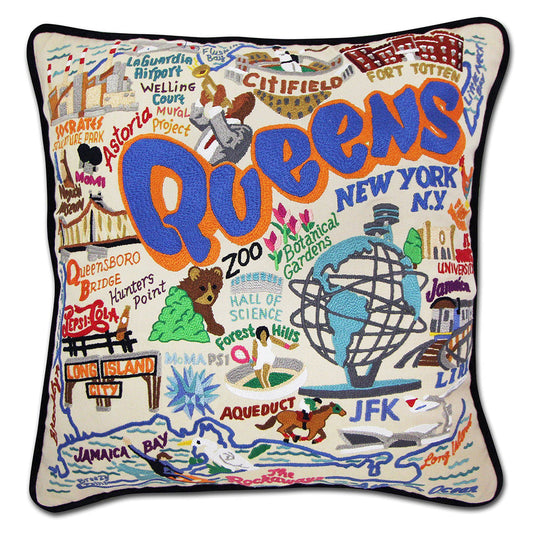 Queens Hand-Embroidered Pillow Quirks!