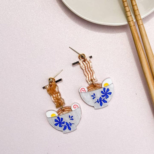 Ramen Acrylic Earrings Quirks!
