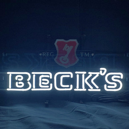 Beck's Beer Neon Signs Light