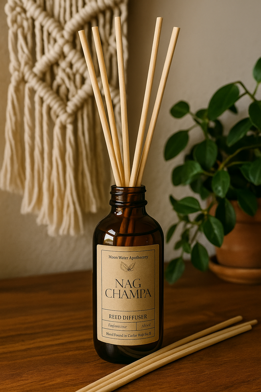 Nag Champa - REED DIFFUSER, Classic Incense Inspired Home Fragrance