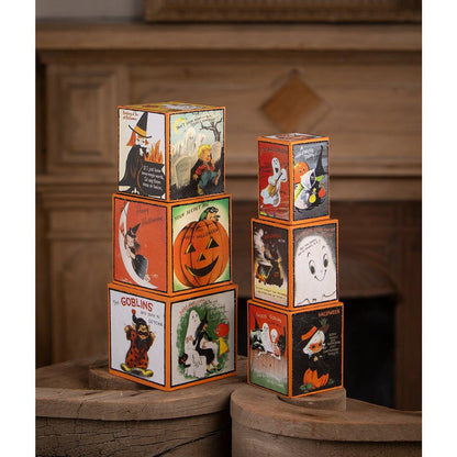 Retro Hallowen Stacking Blocks by Bethany Lowe Designs Quirks!