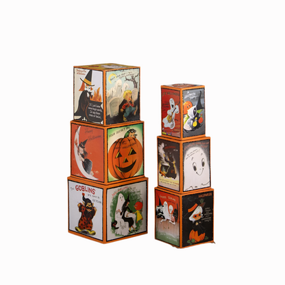 Retro Hallowen Stacking Blocks by Bethany Lowe Designs Quirks!