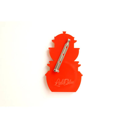 Retro Pyrex Container Brooch by Laliblue