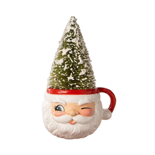 Retro Santa Mug Ornament by Bethany Lowe Designs Quirks!