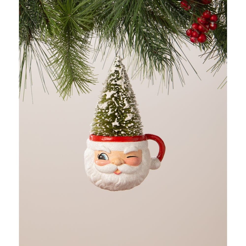 Retro Santa Mug Ornament by Bethany Lowe Designs Quirks!