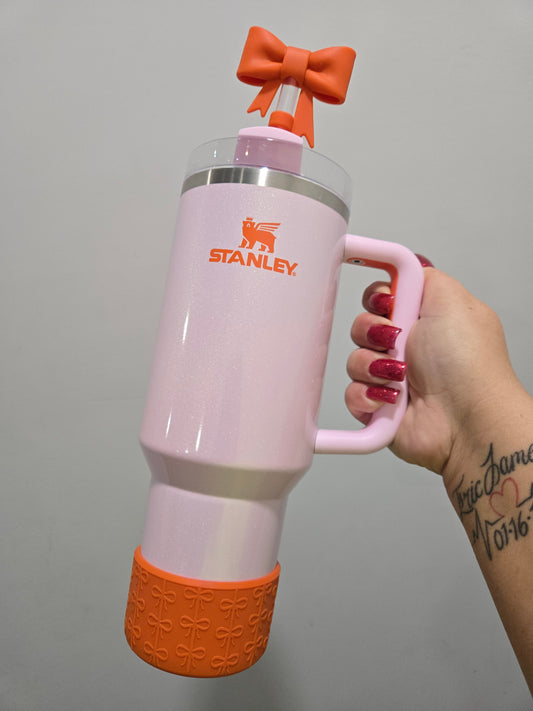 RosePetalShimmer Logo Coquette Silicone Boot Bumper sleeve