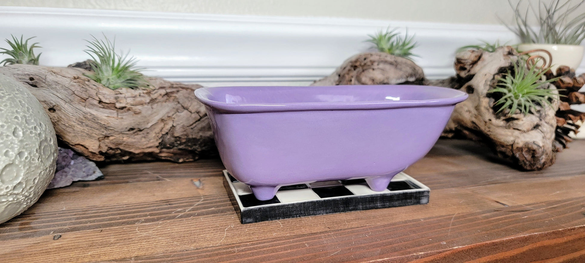Medium Ceramic Bathtub Planter Mountain Mudworks