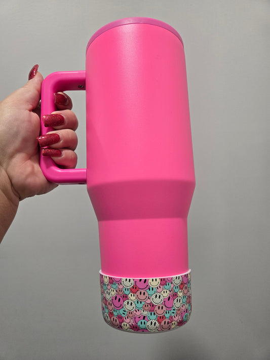Oh Happy Day silicone boot bumper sleeve for tumblers