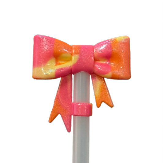 Tropic Like Its Hot 10mm Coquette Silicone Strawtopper THE SALTY CHIC