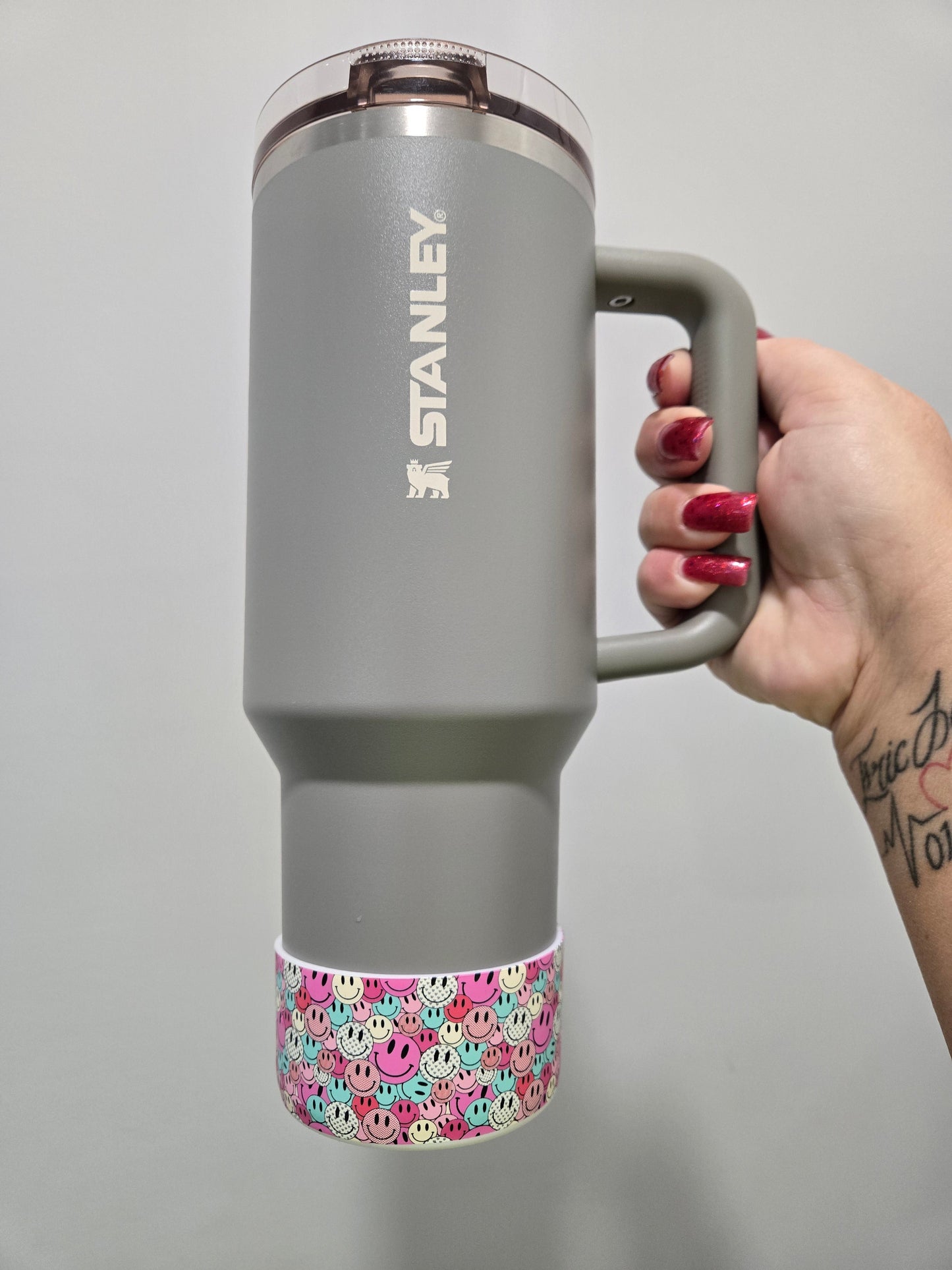 Oh Happy Day silicone boot bumper sleeve for tumblers