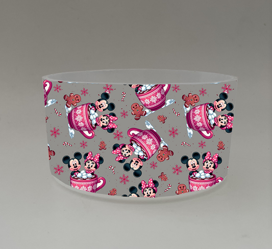 MickeyChristmas Semi Clear Silicone Boot Bumper Sleeve