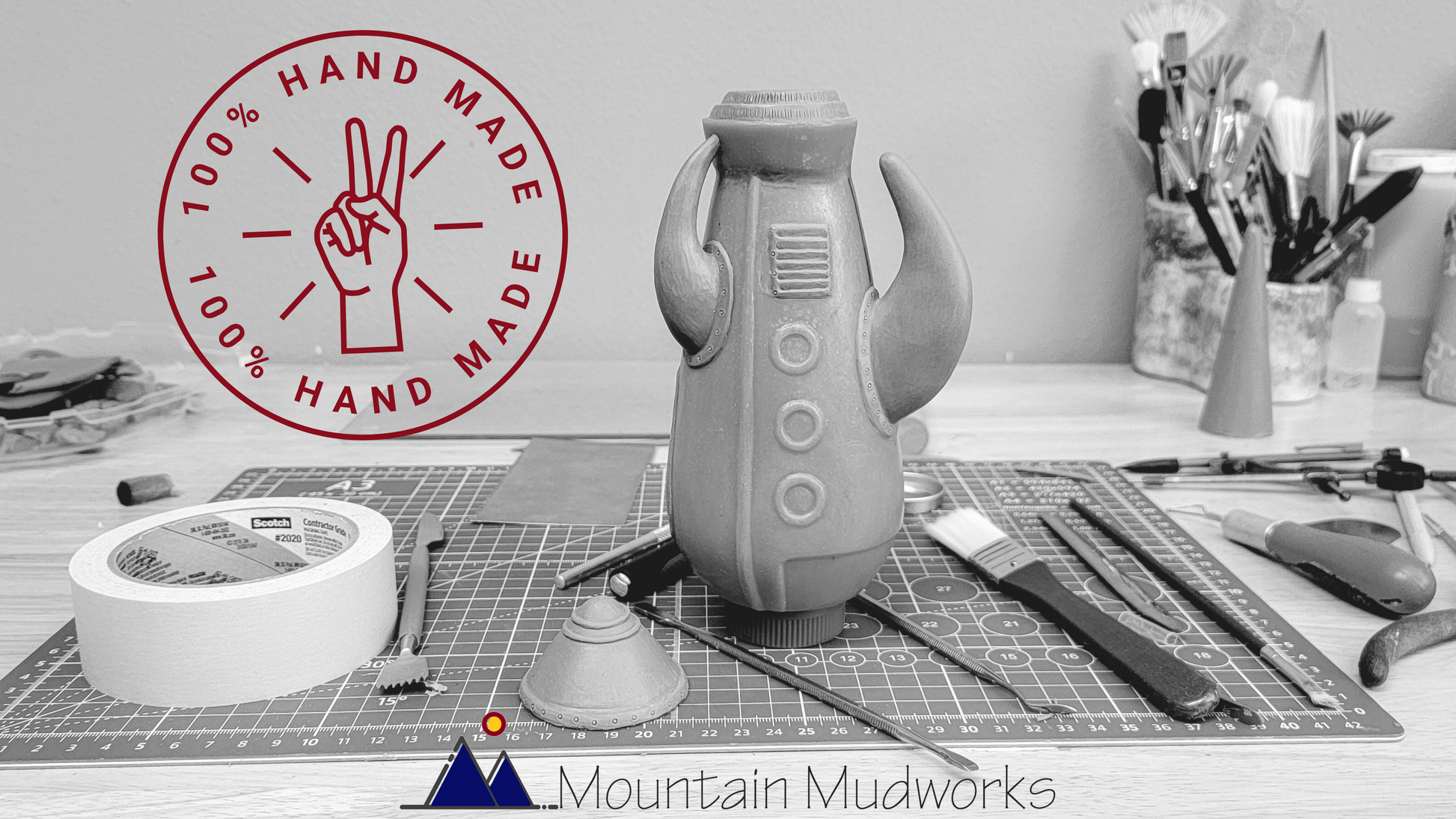 Rocketship Watering Spike Mountain Mudworks