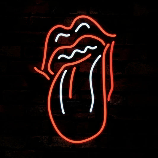 Rolling Stones Tongue Neon Sign Light Neon Signs Land